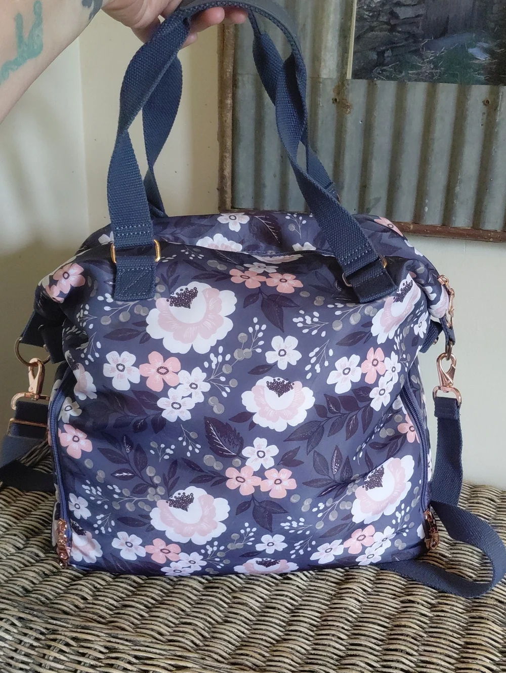 Sarah Wells Lizzy 'Le Floral' Bag
